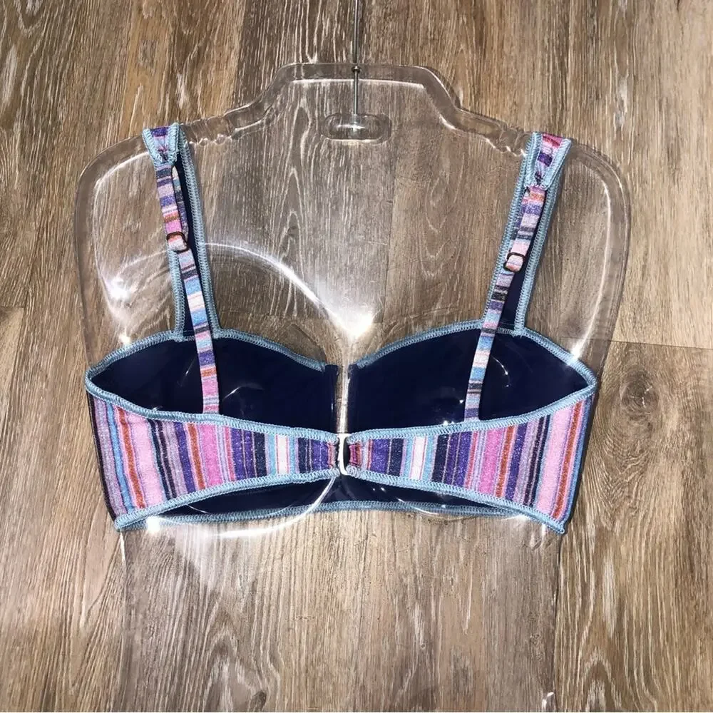 Becca South Coast Bandeau Bikini Top D-cup NWOT - Picture 5 of 7